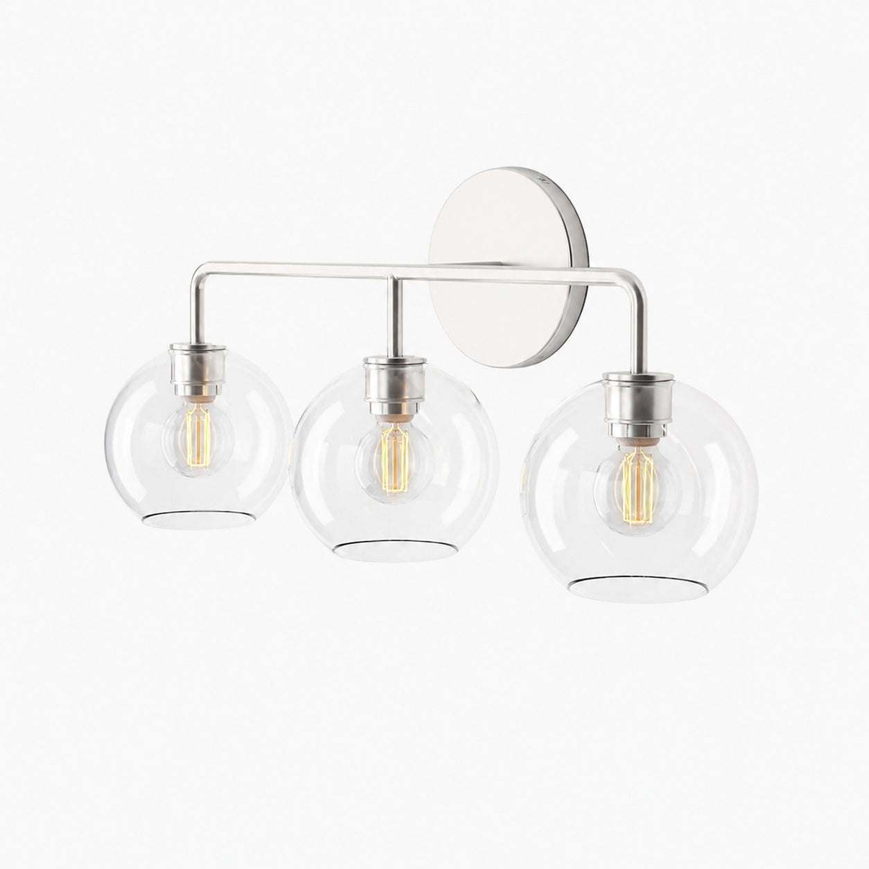 Selvion Artistic Globe Sconce Light - Handcrafted Glass Sculptural Wall Fixture