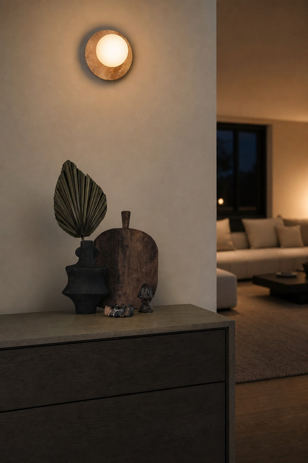 Onyx Krema Wall Lamp