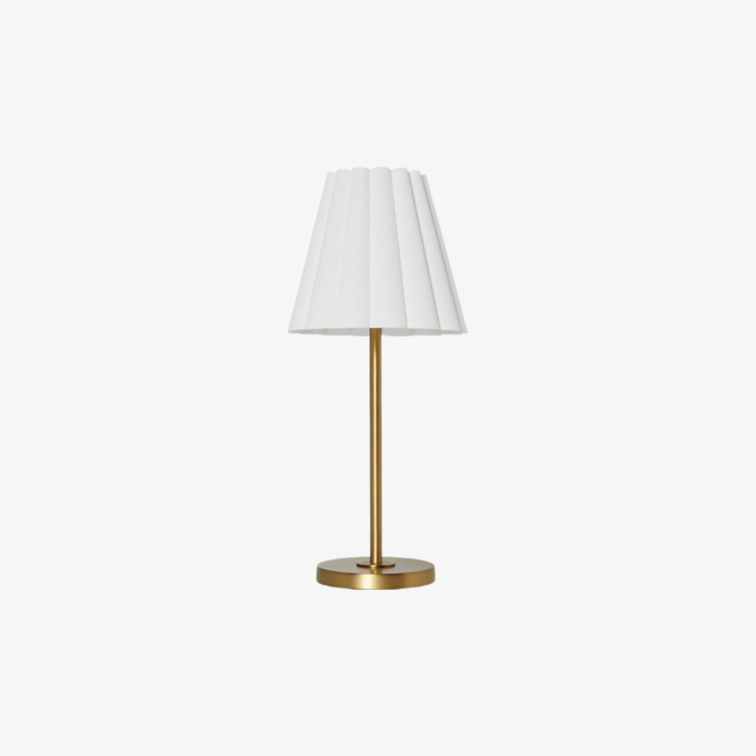 Ruffmeto Transitional Slim Table Lamp – Sculptural Shade Lighting for Living Room or Bedroom