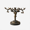 Vintage Deer Head Iron Candle Holder