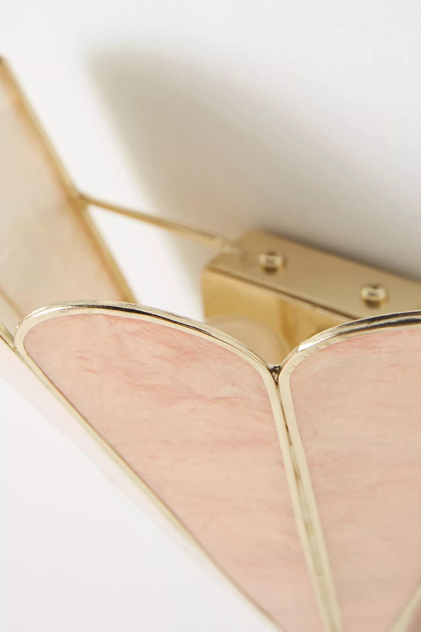 Lumica Capiz Faceted Wall Light - Brass & Iron Sconce in Gold Finish