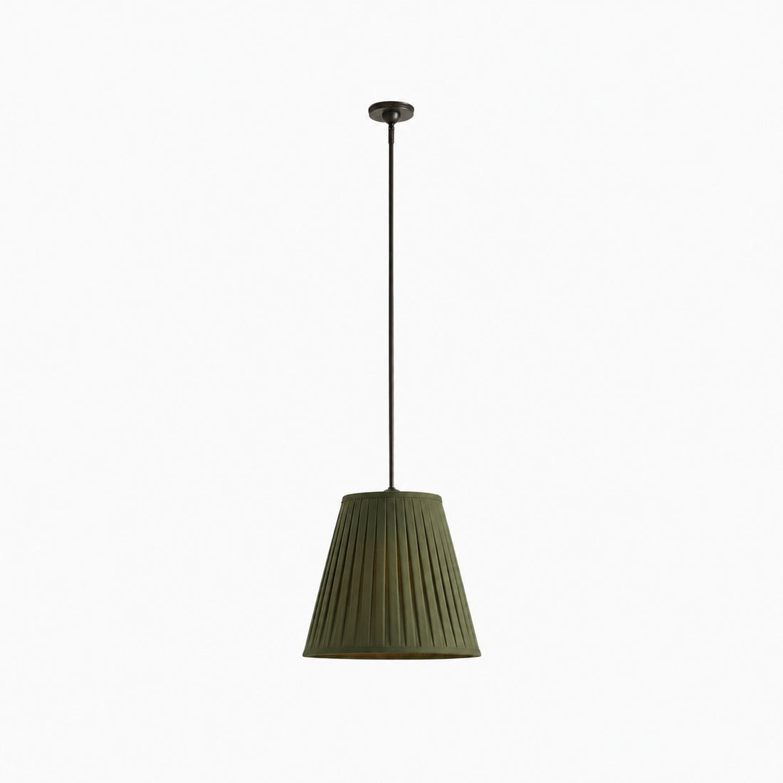 Luvora Modern Fabric Pleated Shade Pendant Lamp - Contemporary Elegant Decor Hanging Light