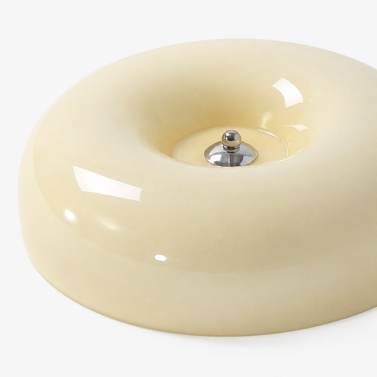 Opalune Art Deco Pudding Ceiling Light with Design – Elegant Lighting for Modern Interiors N06