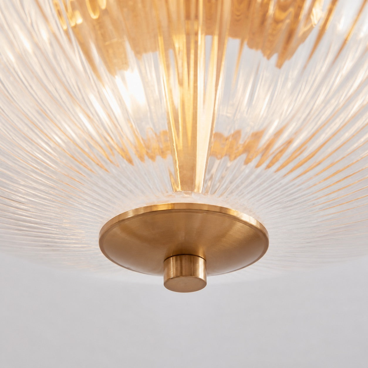 Luntra Contemporary Multi-Light Pendant with Textured Glass for Bedrooms and Hallways