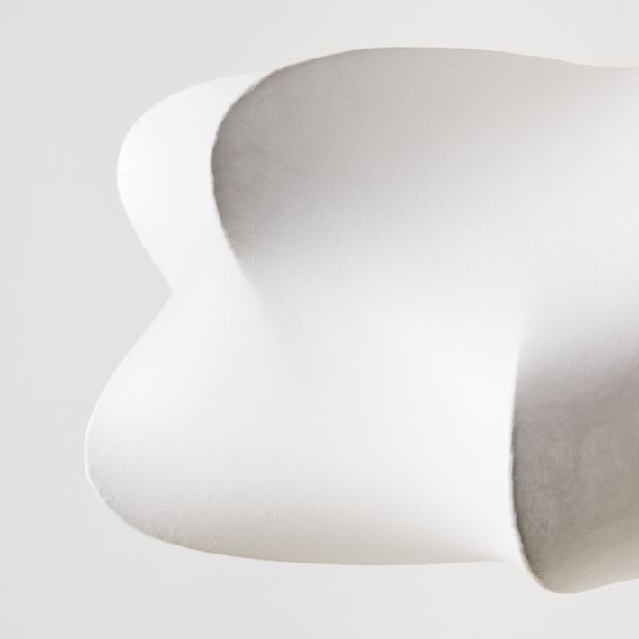 Havion Cocoon Pendant Lamp - Minimalist Polymer Shade with Adjustable Hanging