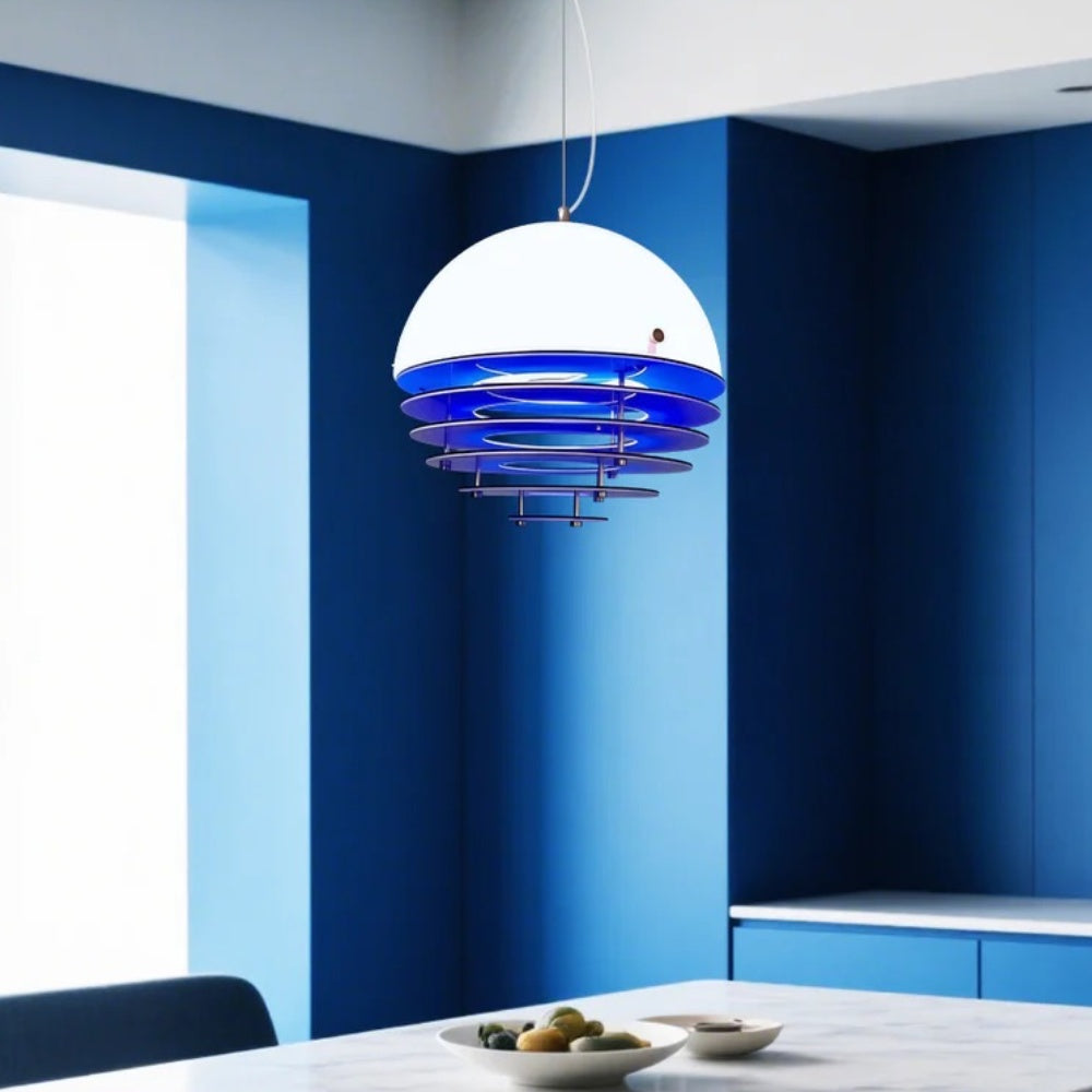 Modern Sunset Pendant – Orange & Blue Mood Light For Any Room