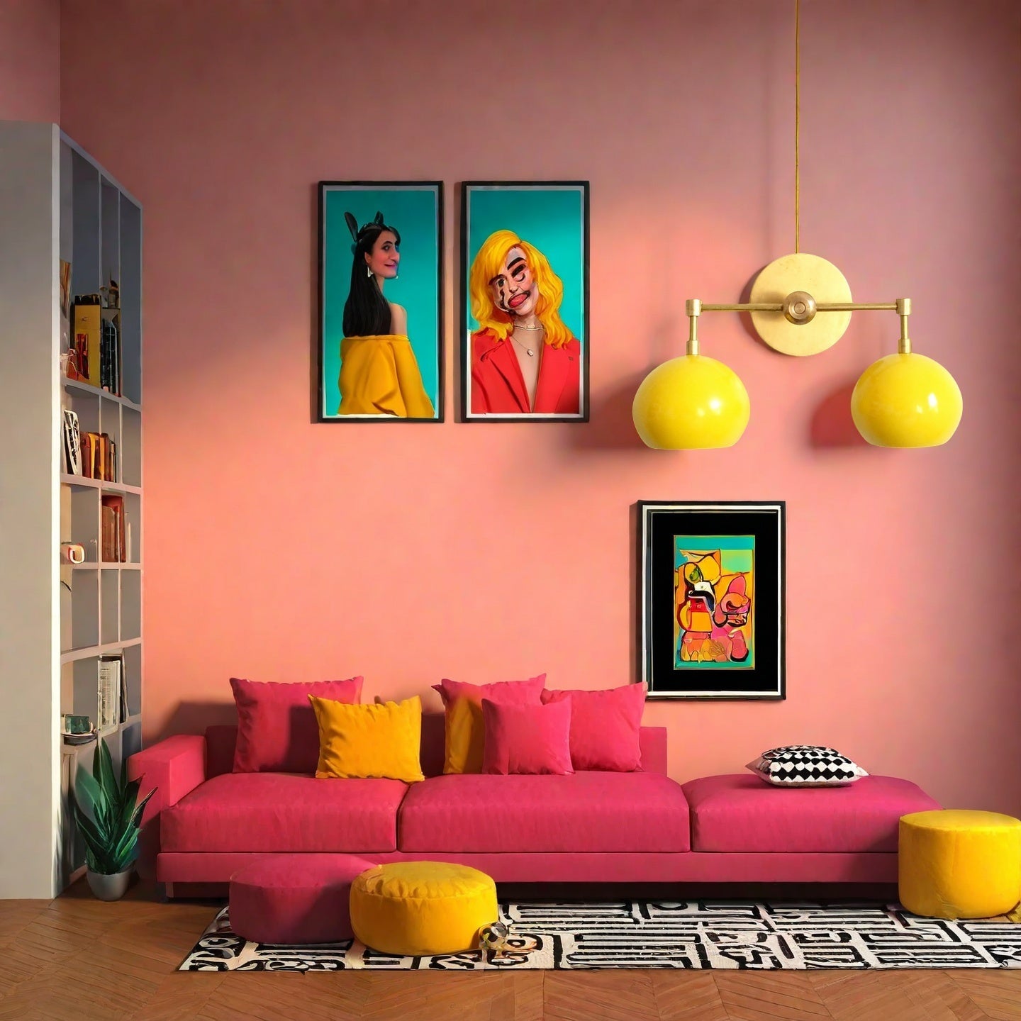 Sunshine Yellow Shades Sconce - Bubble Pop Vanity Wall Light For Bedroom