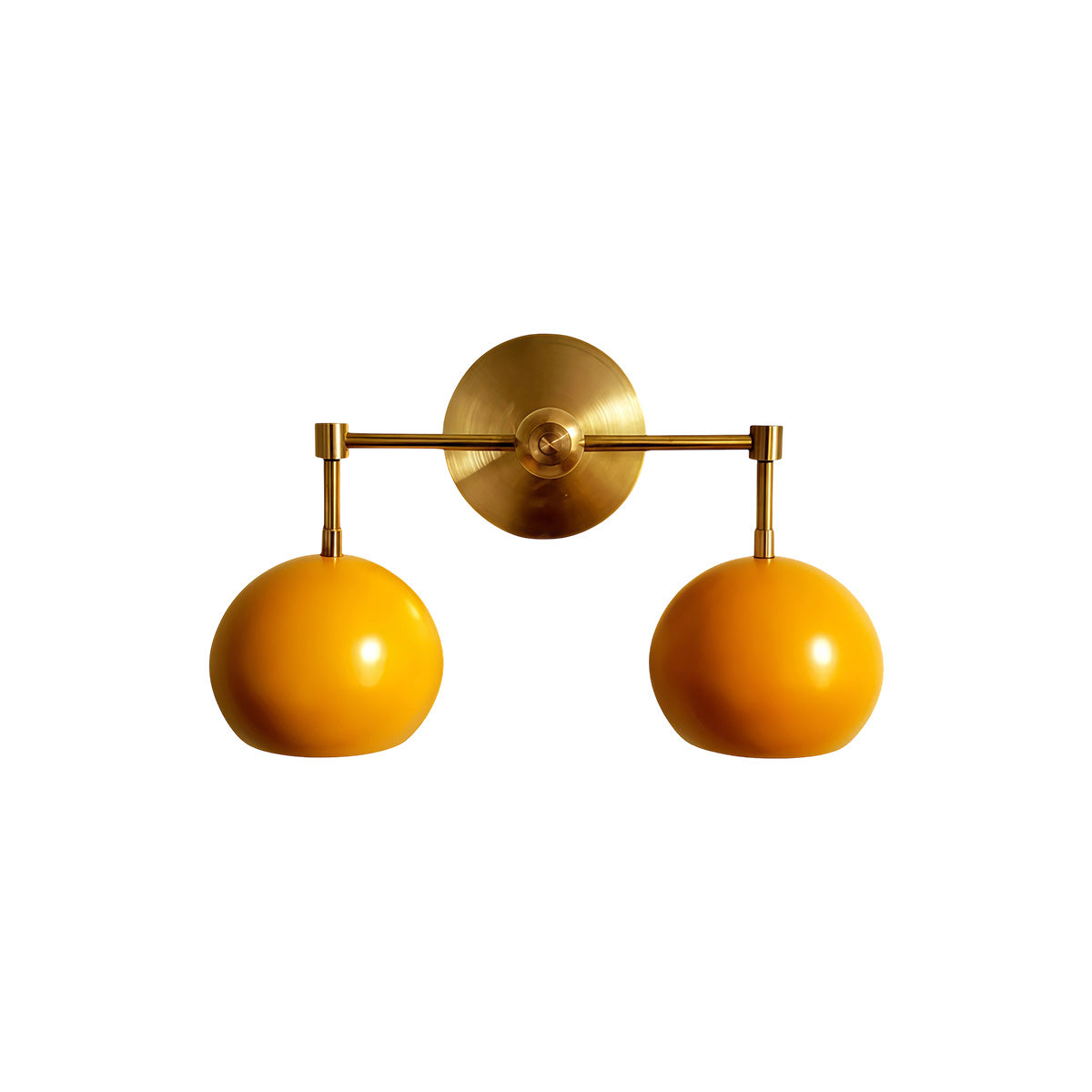 Sunshine Yellow Shades Sconce - Bubble Pop Vanity Wall Light For Bedroom