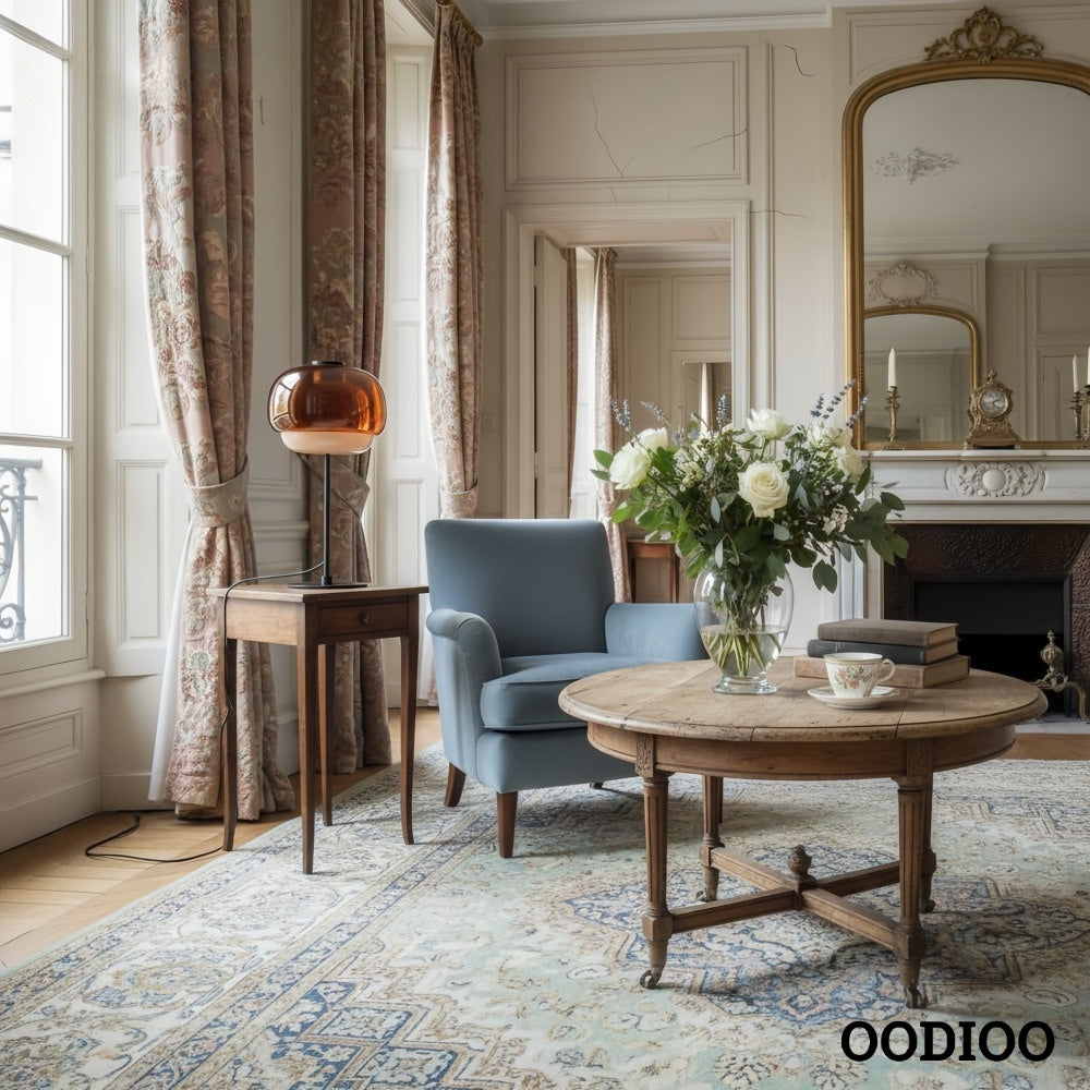 Nordic Mushroom Glass Table Lamp – Stained Glass Bedside Light