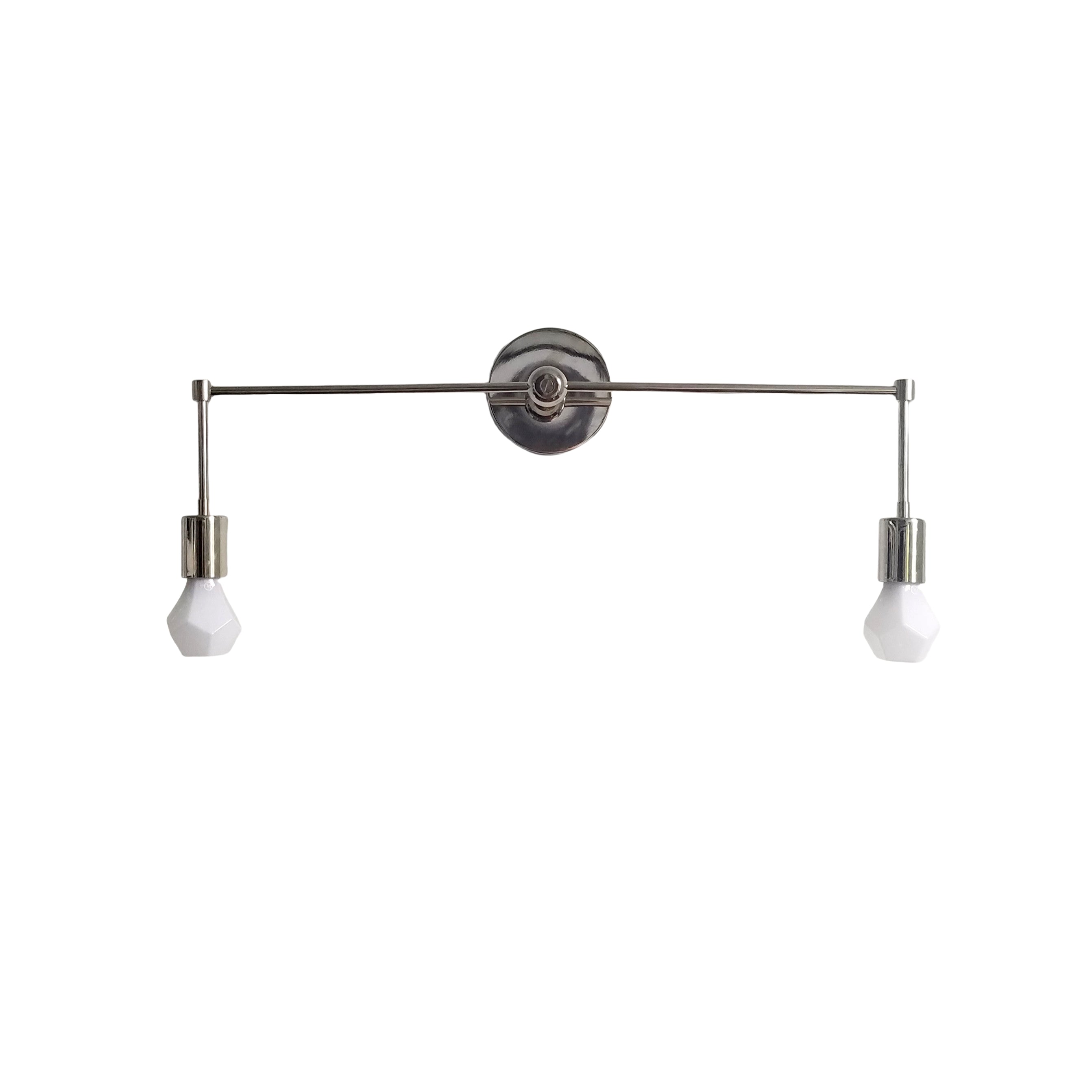 Modern Two Light Wall Sconce - Perfect Bedroom Or Hallway Light