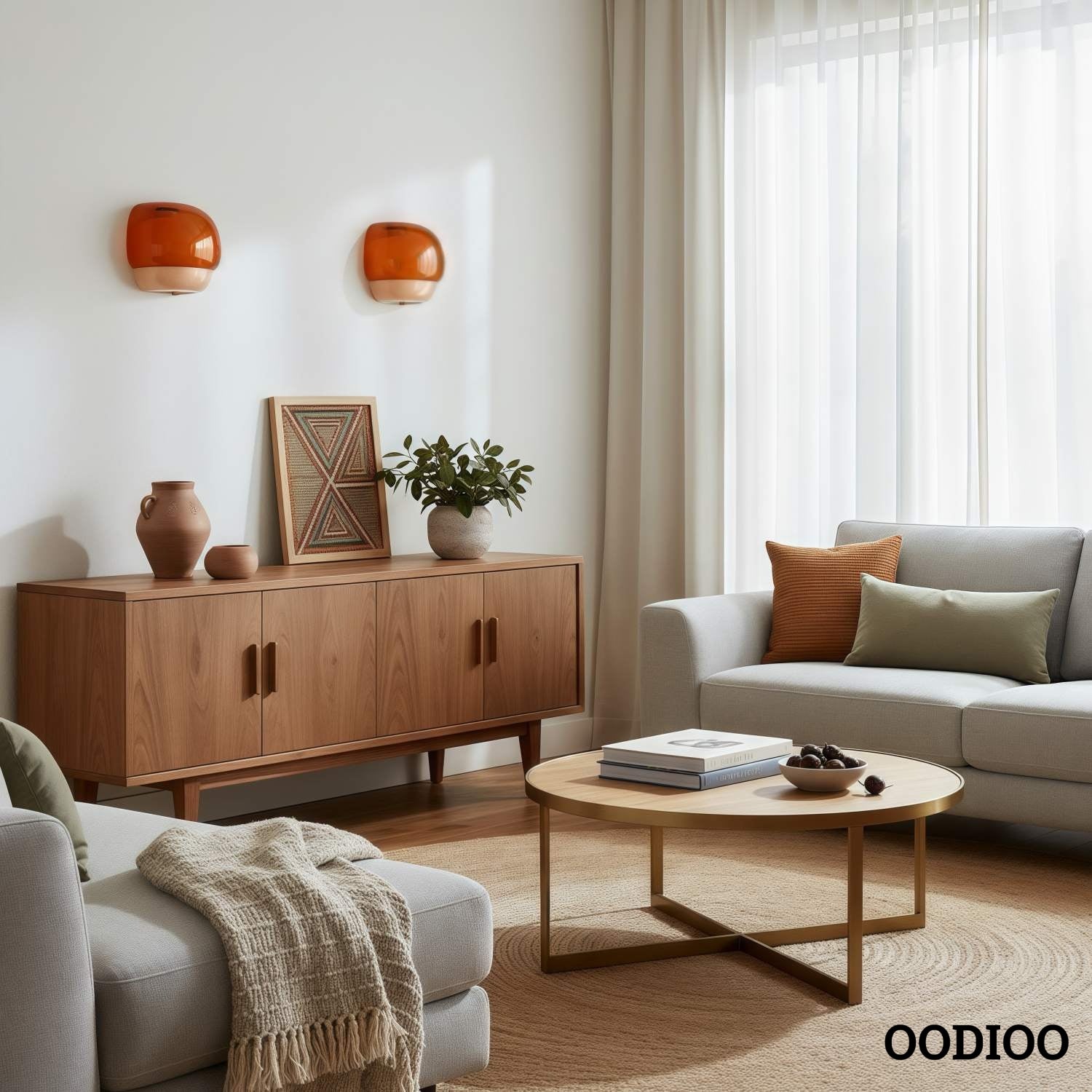 Mushroom Macaron Wall Lamp – Colored Glass Sconce for Bedroom