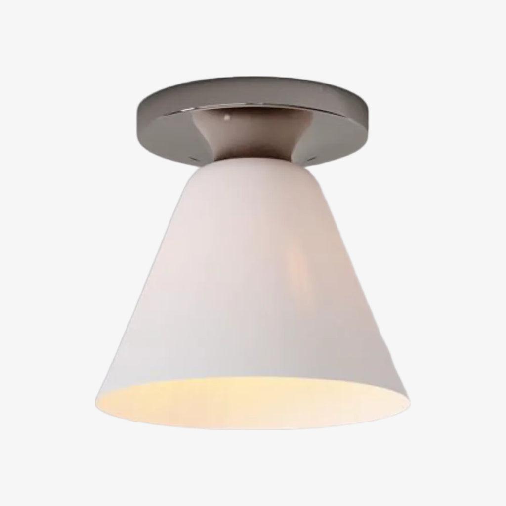 Conica Cone Flush Mount – Glass Ceiling Light for Modern Spaces