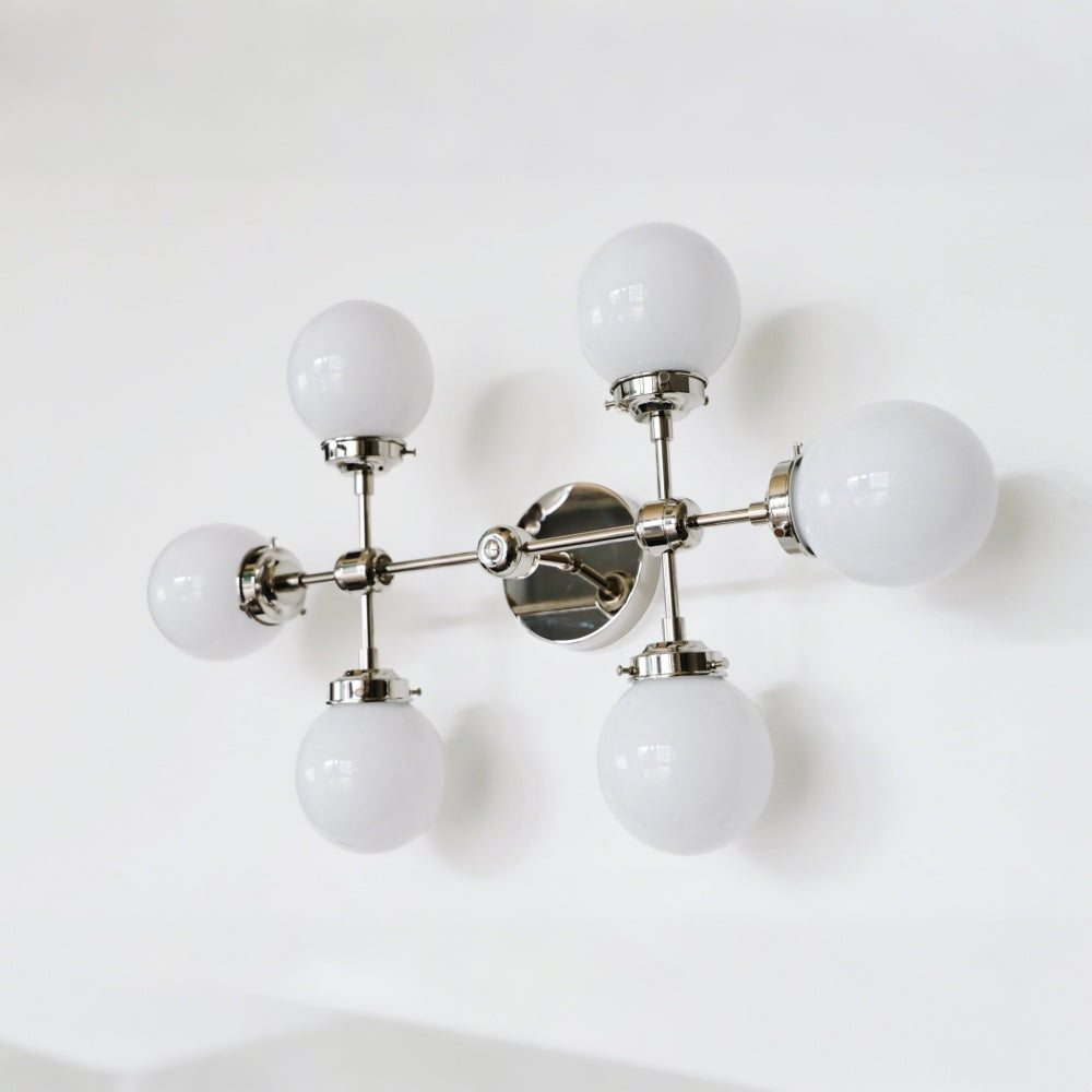 Horizontal & Vertical Decorative Multi-Head Metal Wall Sconce