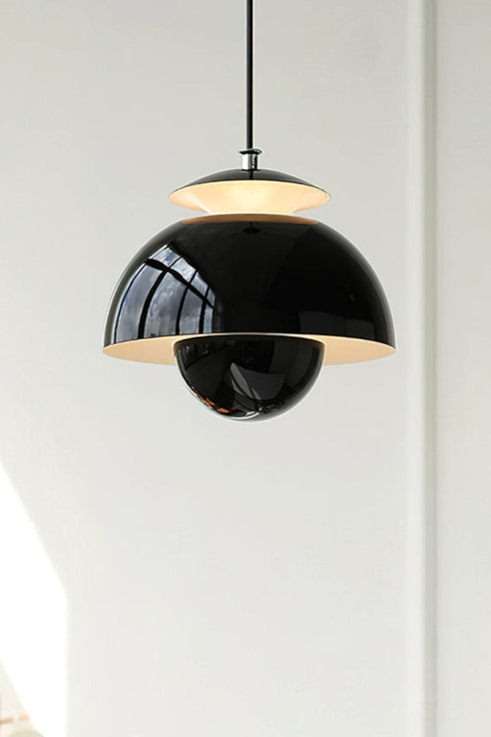 Nordic Metal Macaroon Flower Bud Shade LED Top Openable Pendant Light