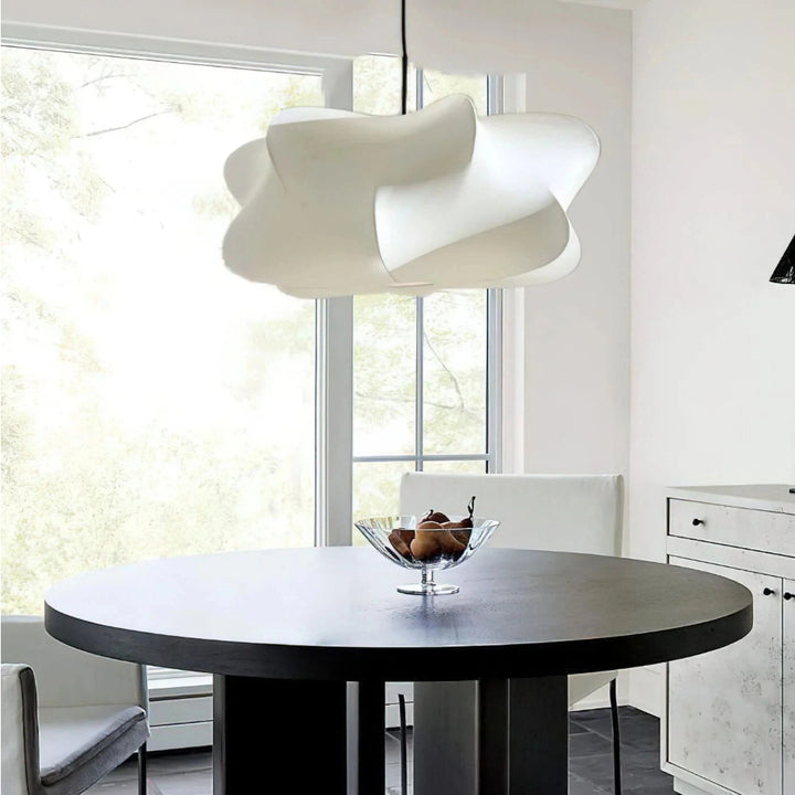 Lunaveo Diffusion Pendant Light - Minimalist Fixture for Dining Rooms and Hallways