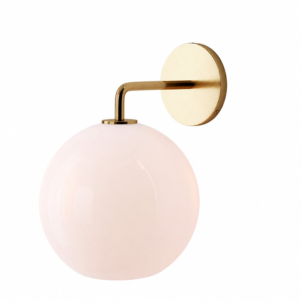 Selvion Artistic Globe Sconce Light - Handcrafted Glass Sculptural Wall Fixture