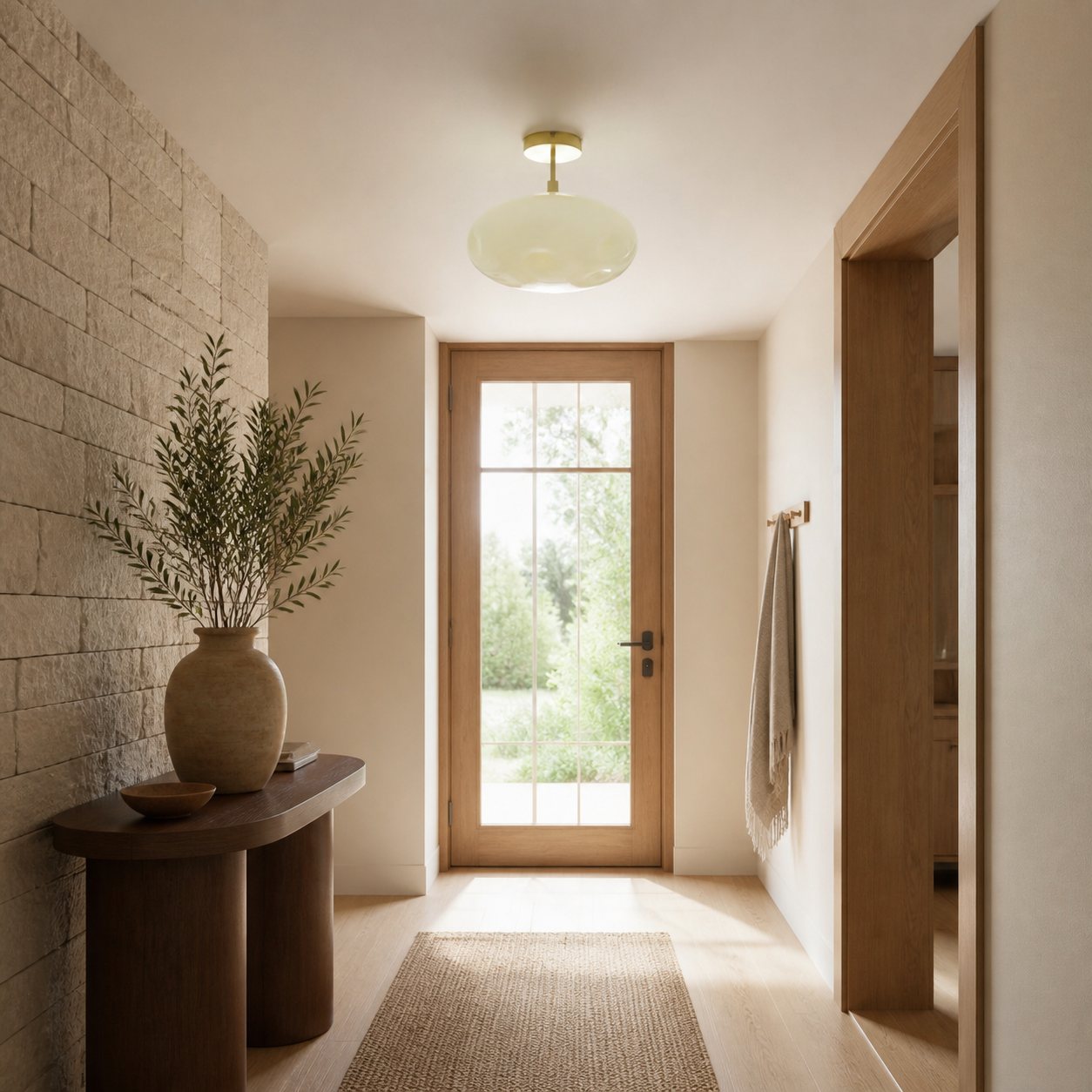 Orra Ceiling Lamp – Sculptural Globe Design Modern Minimalist Versatile for Living Room
