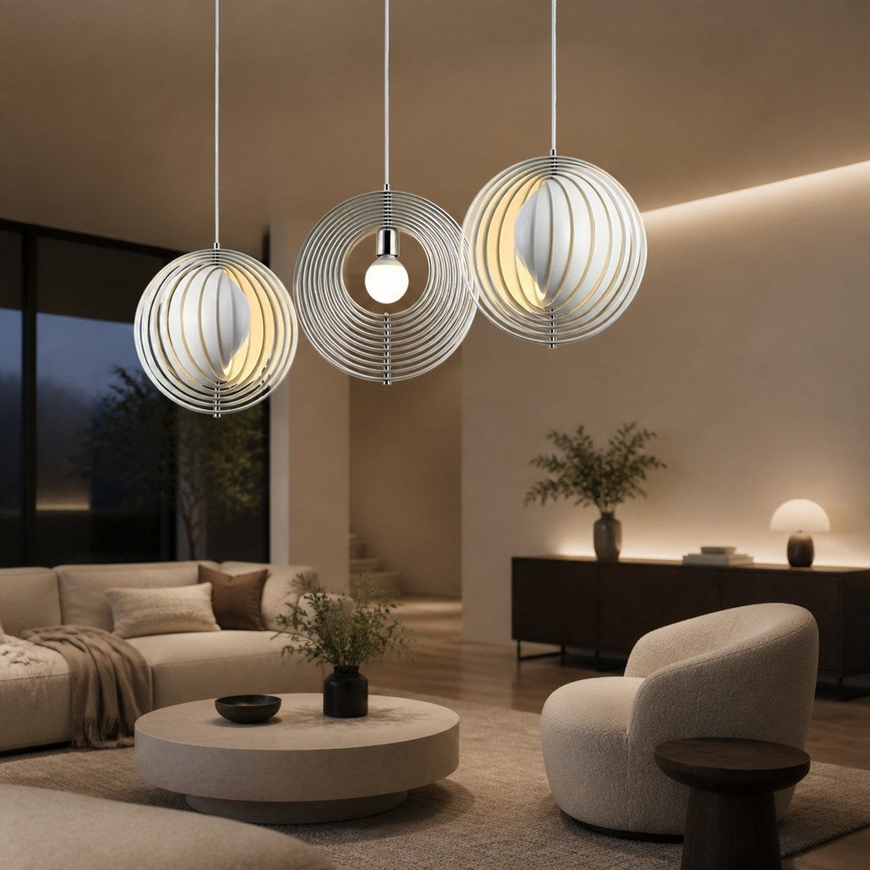 Nordic Moon Pendant Light