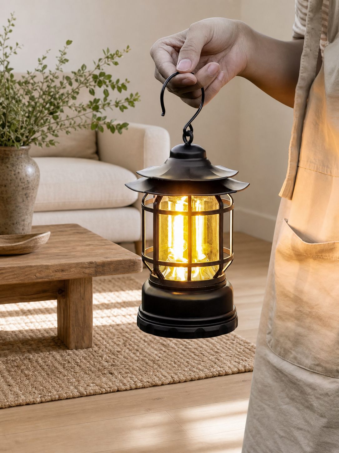 Lantern Outdoor Camping Table Lamp (built-in battery)