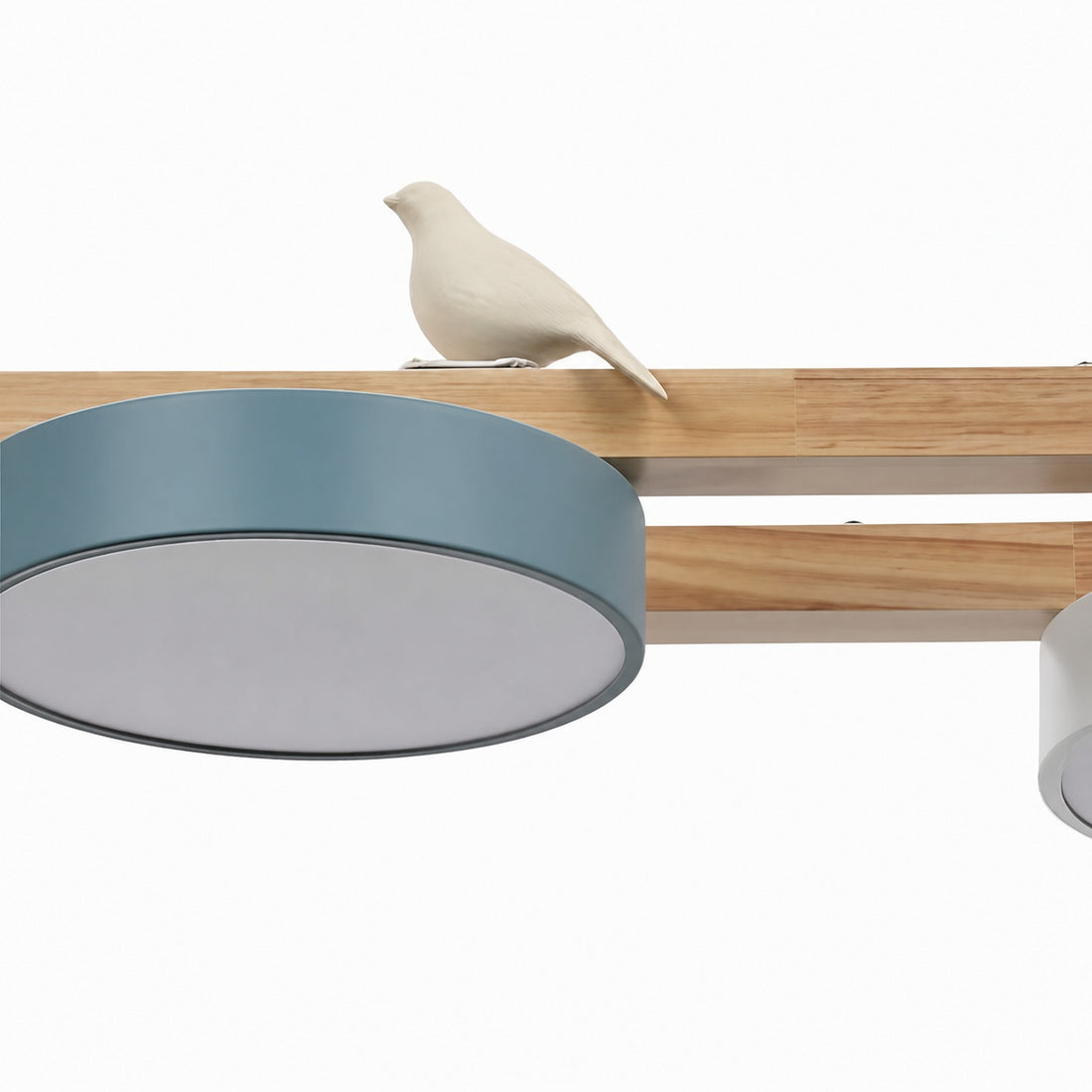 Orilumea Bird Chandelier - Wooden Lighting Fixture Modern Style for Living Room