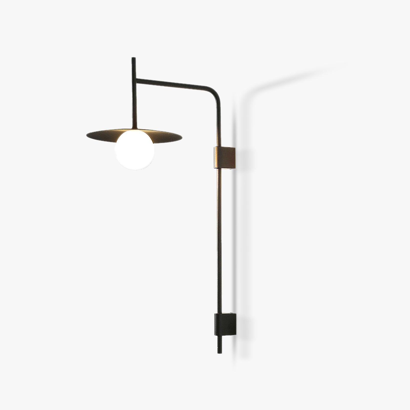 Gea Metal Swing Arm Wall Lamp - Scandinavian Minimalist Nordic Sconce