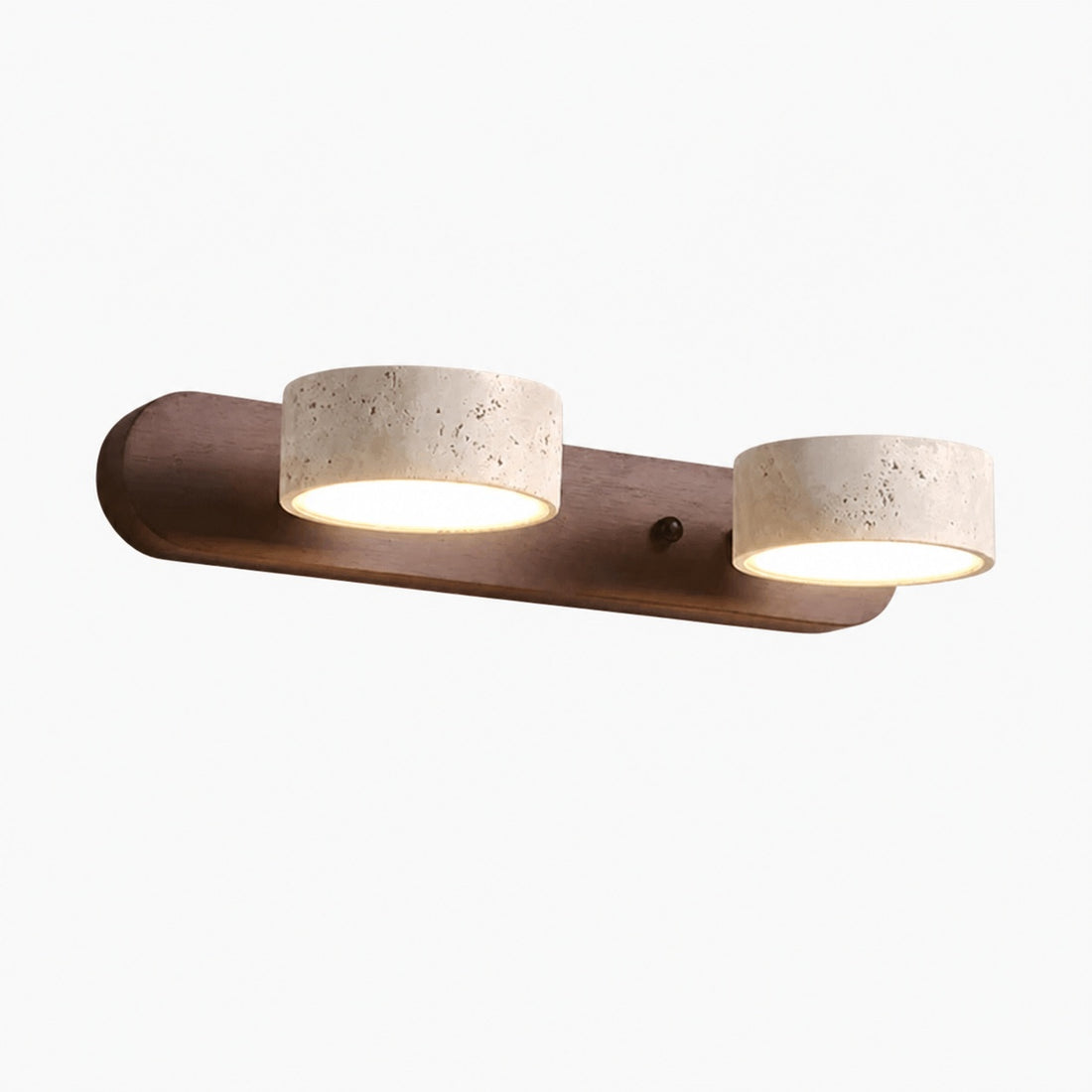 Travellia Modern Linear Multi-Head Sconce - Natural Stone Minimalist Lighting for Bedroom Hallway