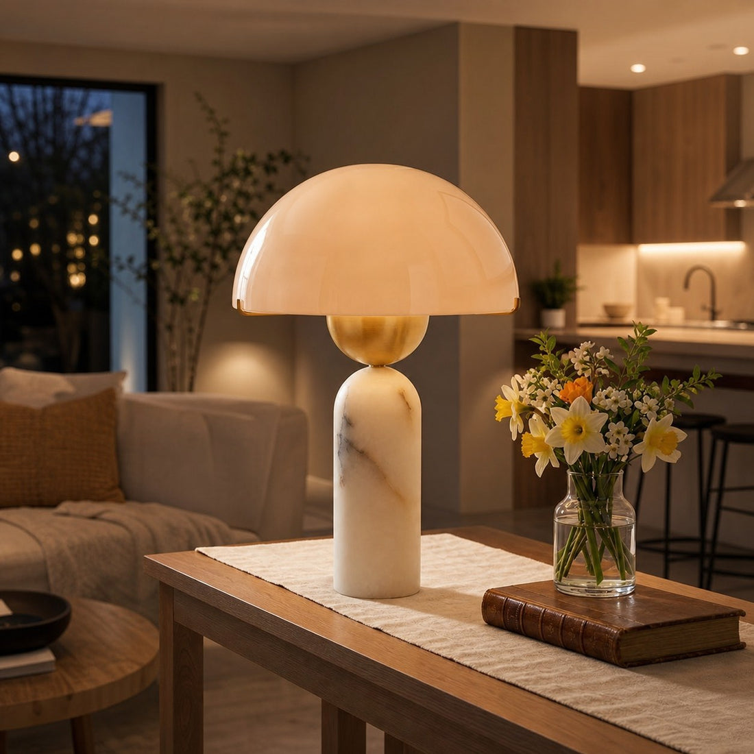Peono Alabaster Table Lamp