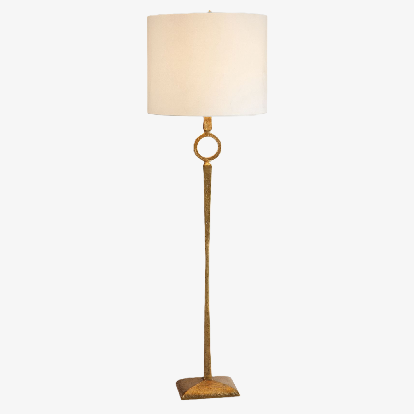 Trova Wrought Iron Floor Lamp - Single-Pole Design for Bedroom and Office Lighting