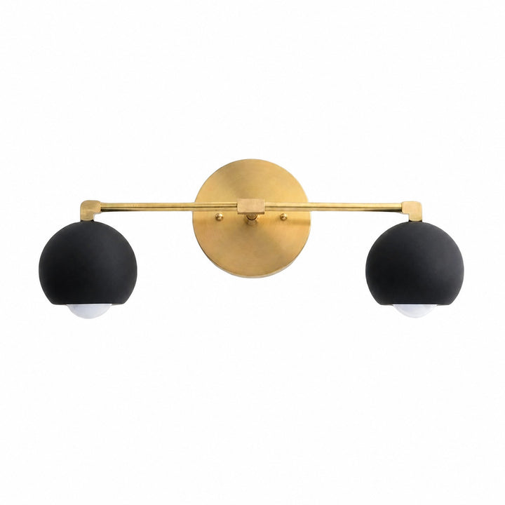 Metio Dome Decorative Vanity Light - Classic Orb Shade Bathroom Wall Lamp