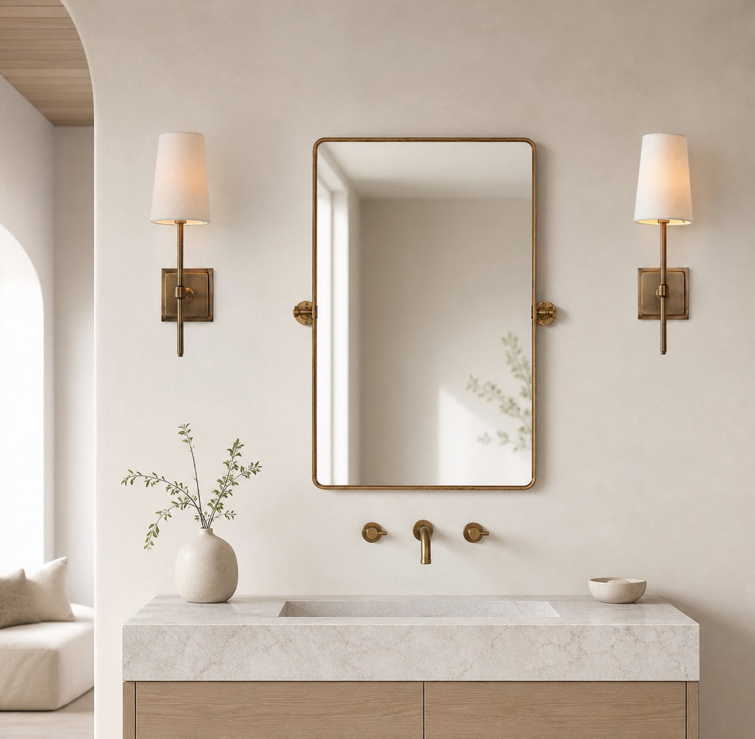 Derlina White Linen Shades Wall Lamp – Retro Metal Multi-Head Lighting Fixture