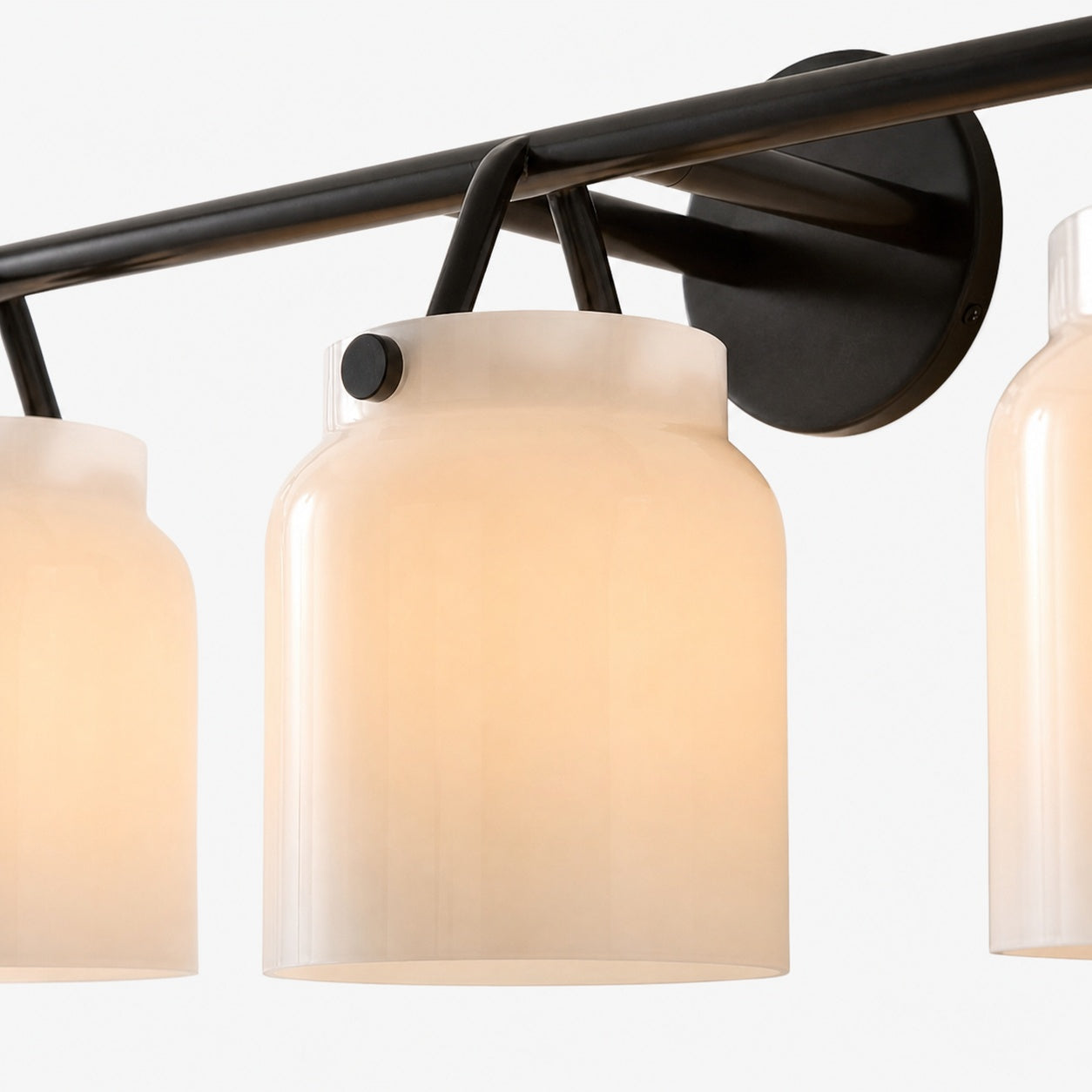 Hanton Modern 3-Light Wall Sconce - Metal Bathroom Fixture