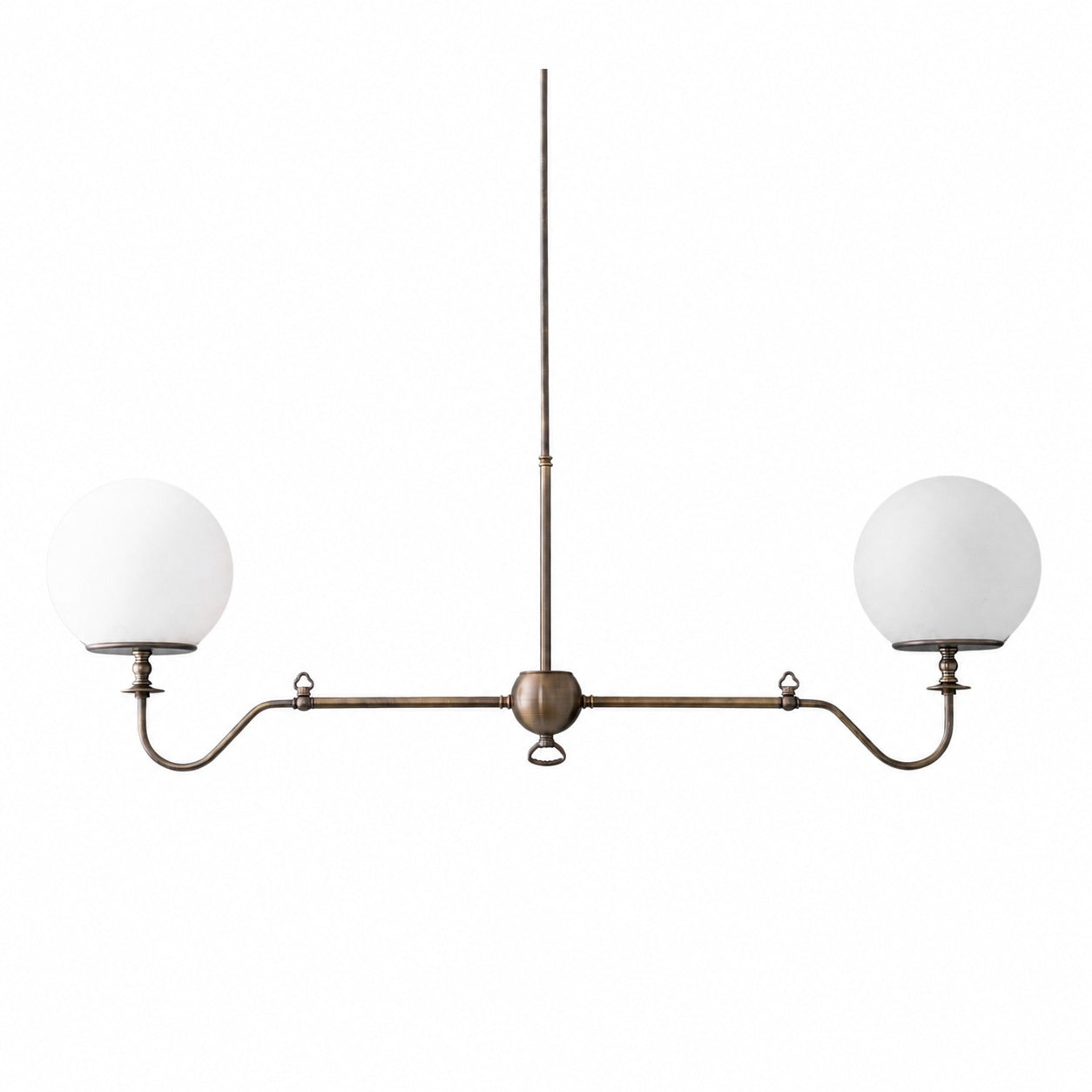 Glorica Glass Brass Chandelier Lighting - Contemporary Glass Multi-Light Hanging Fixture