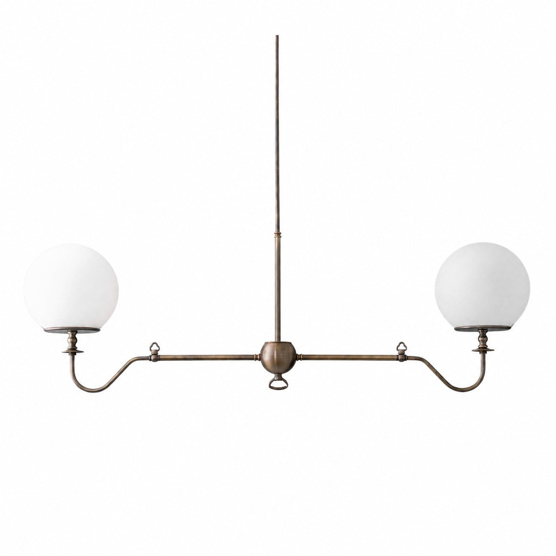 Glorica Glass Brass Chandelier Lighting - Contemporary Glass Multi-Light Hanging Fixture