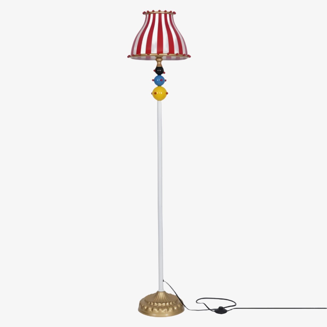 Festilo Circus Sculptural Floor Lamp - Curved Arch Metal Design Floor Fixture for Living Spaces