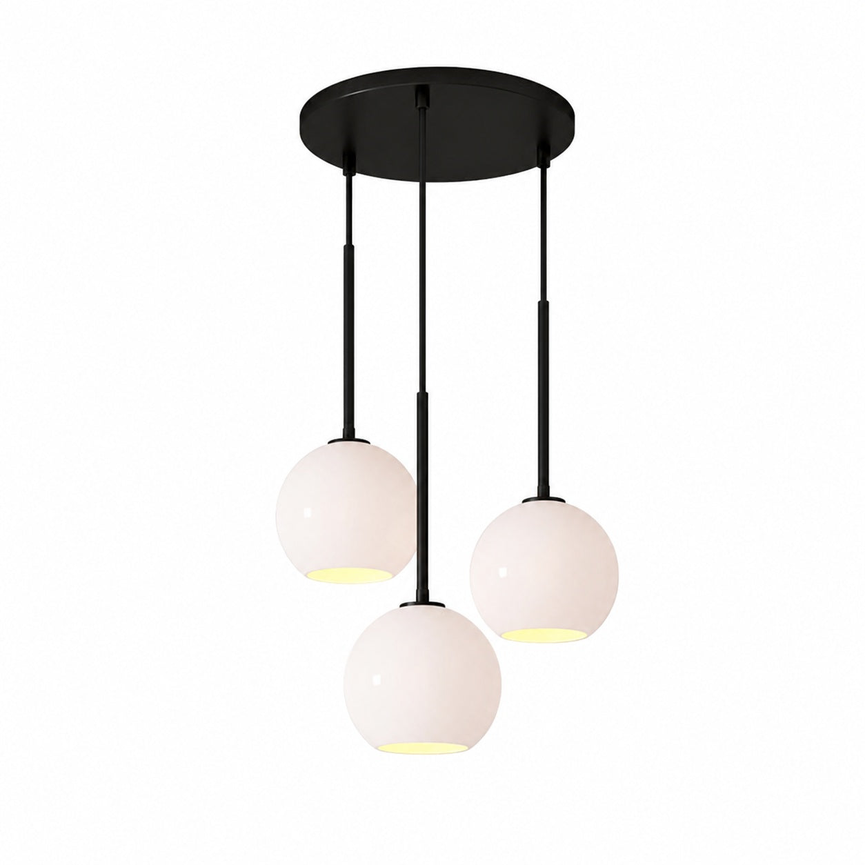 Selvion Minimalist Crystal Chandelier - Handcrafted Glass Sculptural Lighting Fixture