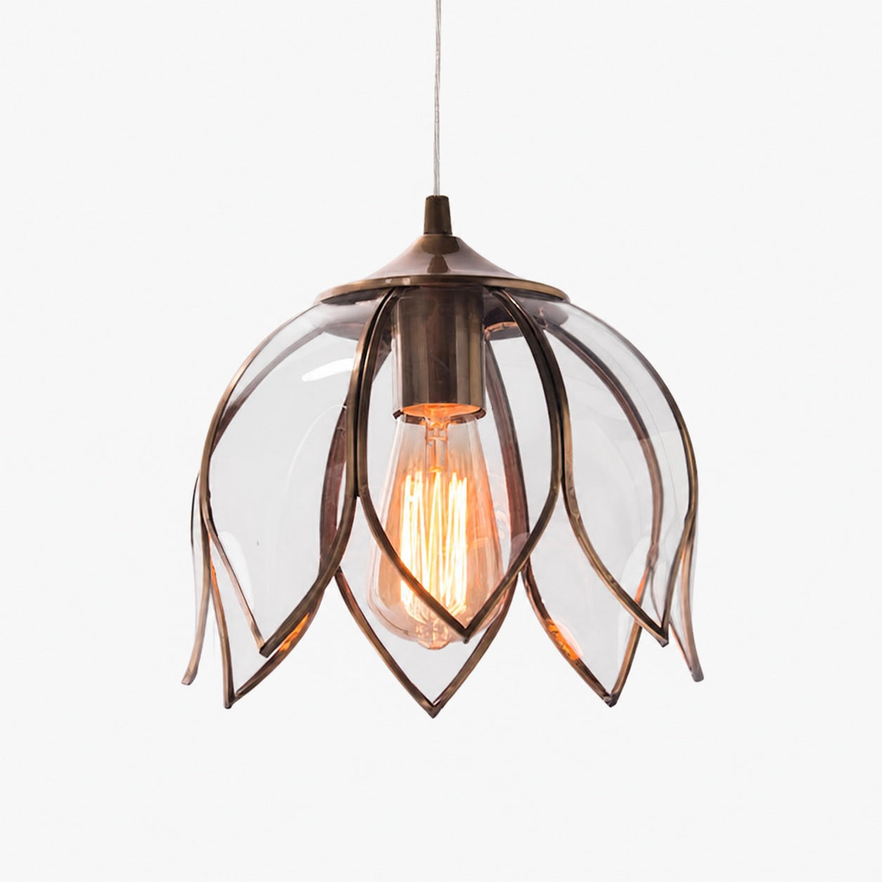 Retro Lotus Pendant Lamp