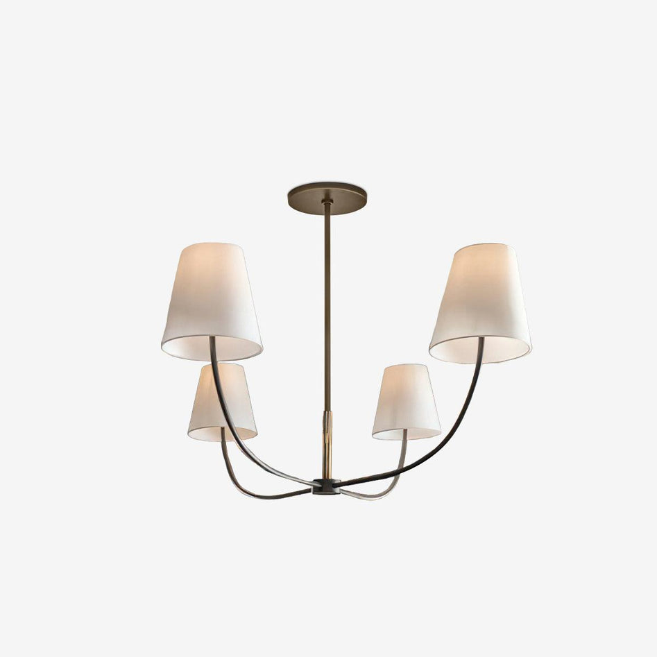 Minimalist Two-Tone Design Chandelier