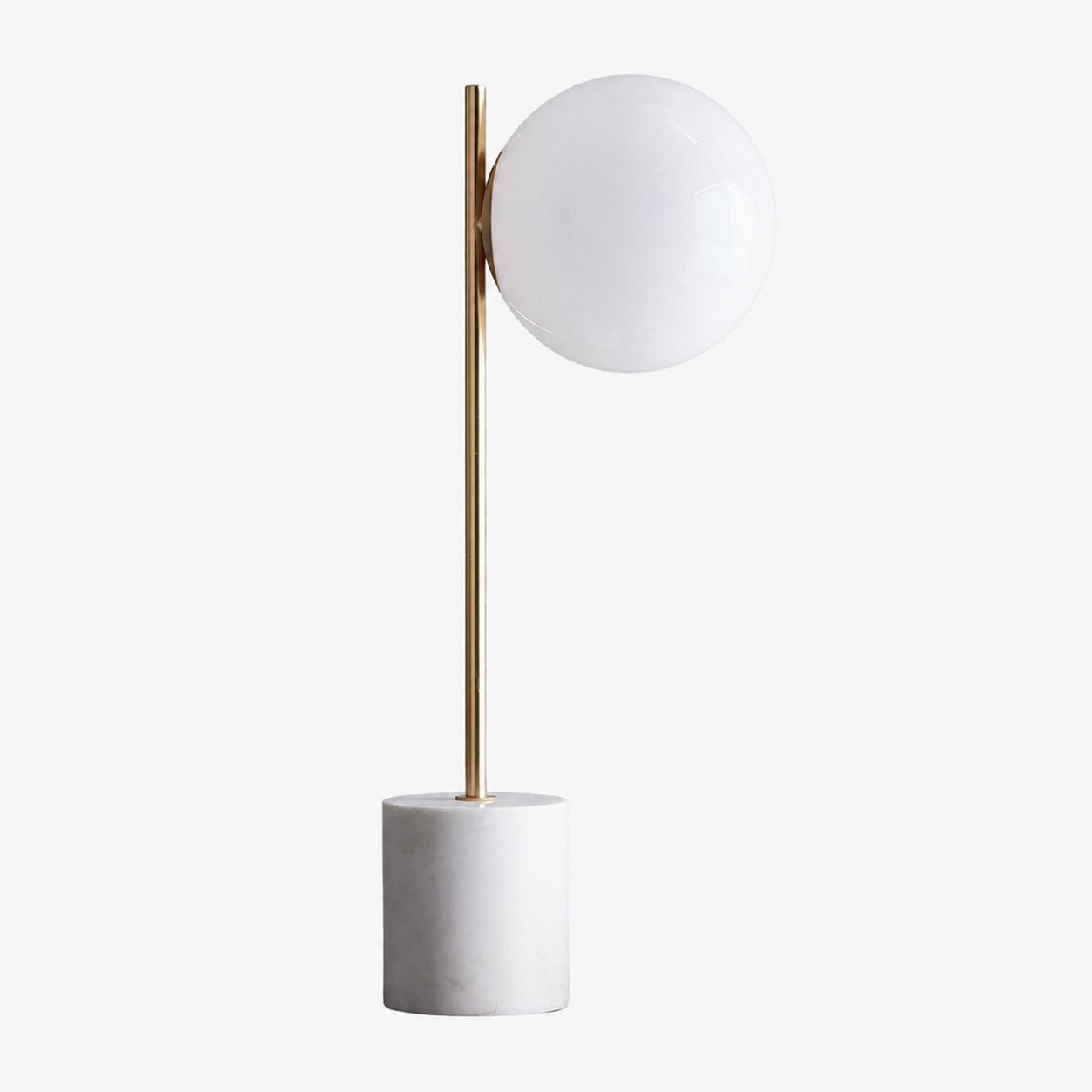 Sphere Alessora Table Lamp - Modern Marble Metal Desk Light