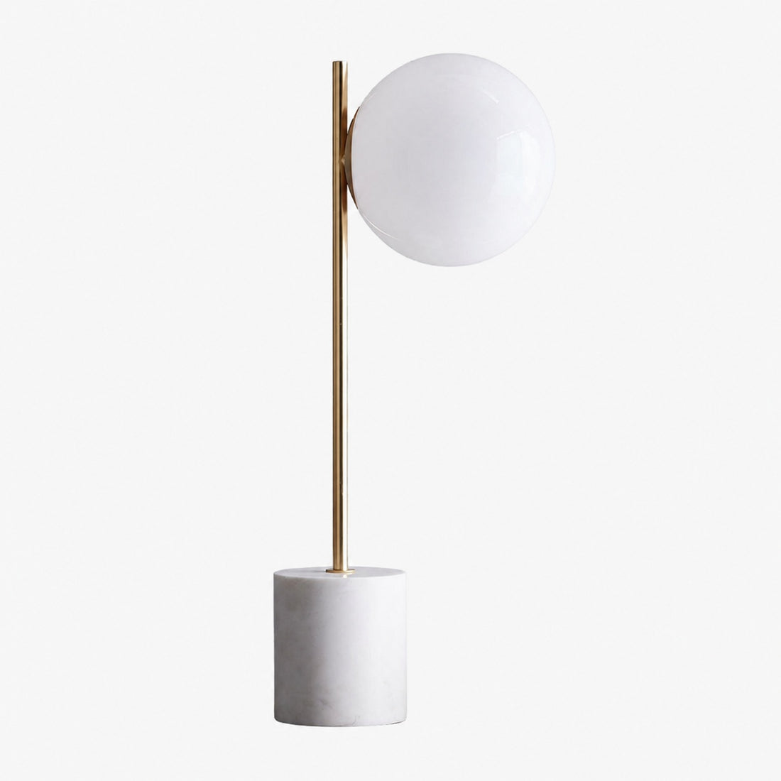 Sphere Alessora Table Lamp - Modern Marble Metal Desk Light