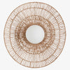 Florevian Woven Wall Sconce – Two Tier Jute Wall Sconce for Living or Bedroom