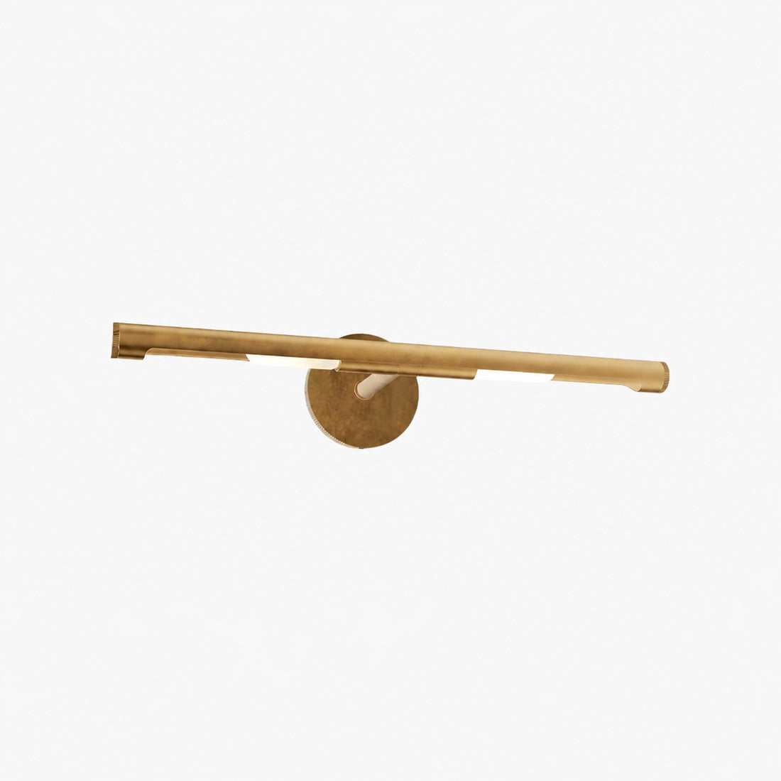 Aurix Wall Mount Art Light - Aged Finish Picture Light for Highlighting Canvases