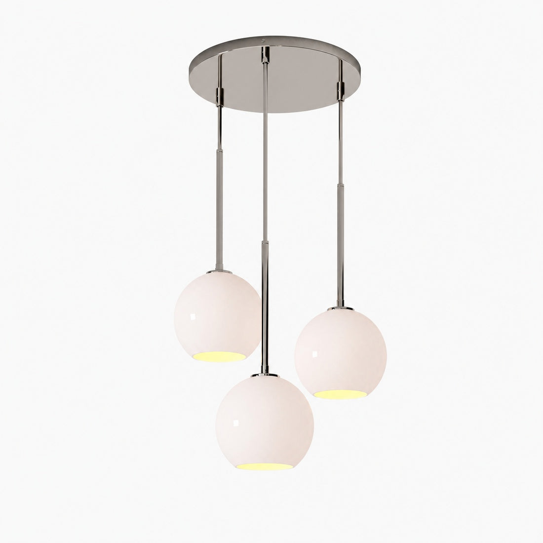 Selvion Minimalist Crystal Chandelier - Handcrafted Glass Sculptural Lighting Fixture