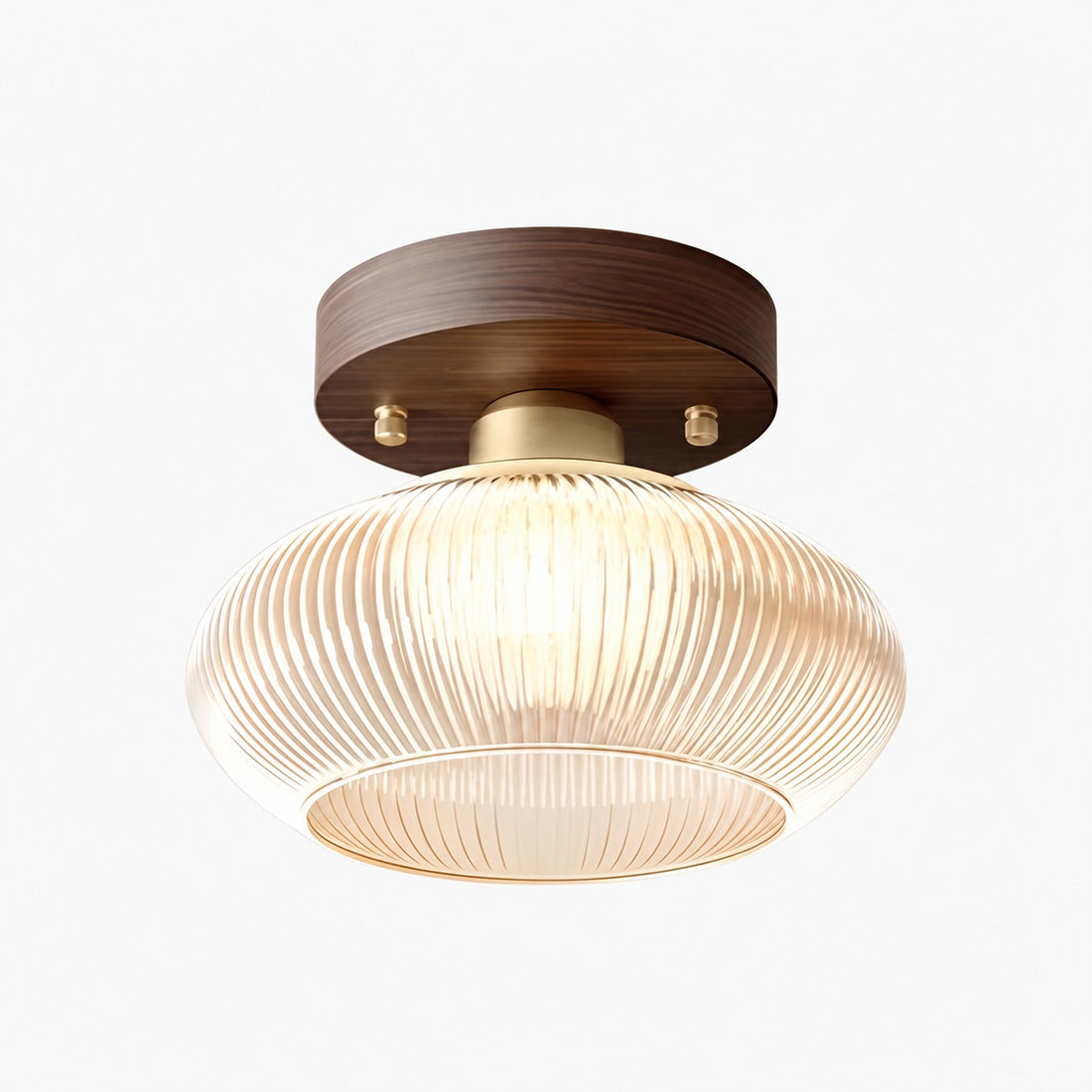 Soliro Modern Dome Glass Ceiling Light with Sleek Minimalist Form for Kitchens and Living Areas