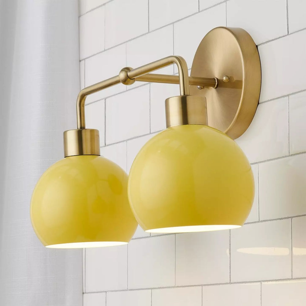 Double Bubble Pop Wall Sconce - Colorful Vanity Wall Light