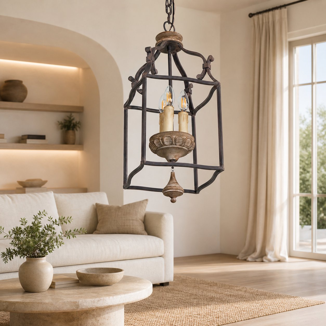 Traditional Birdcage Chandelier