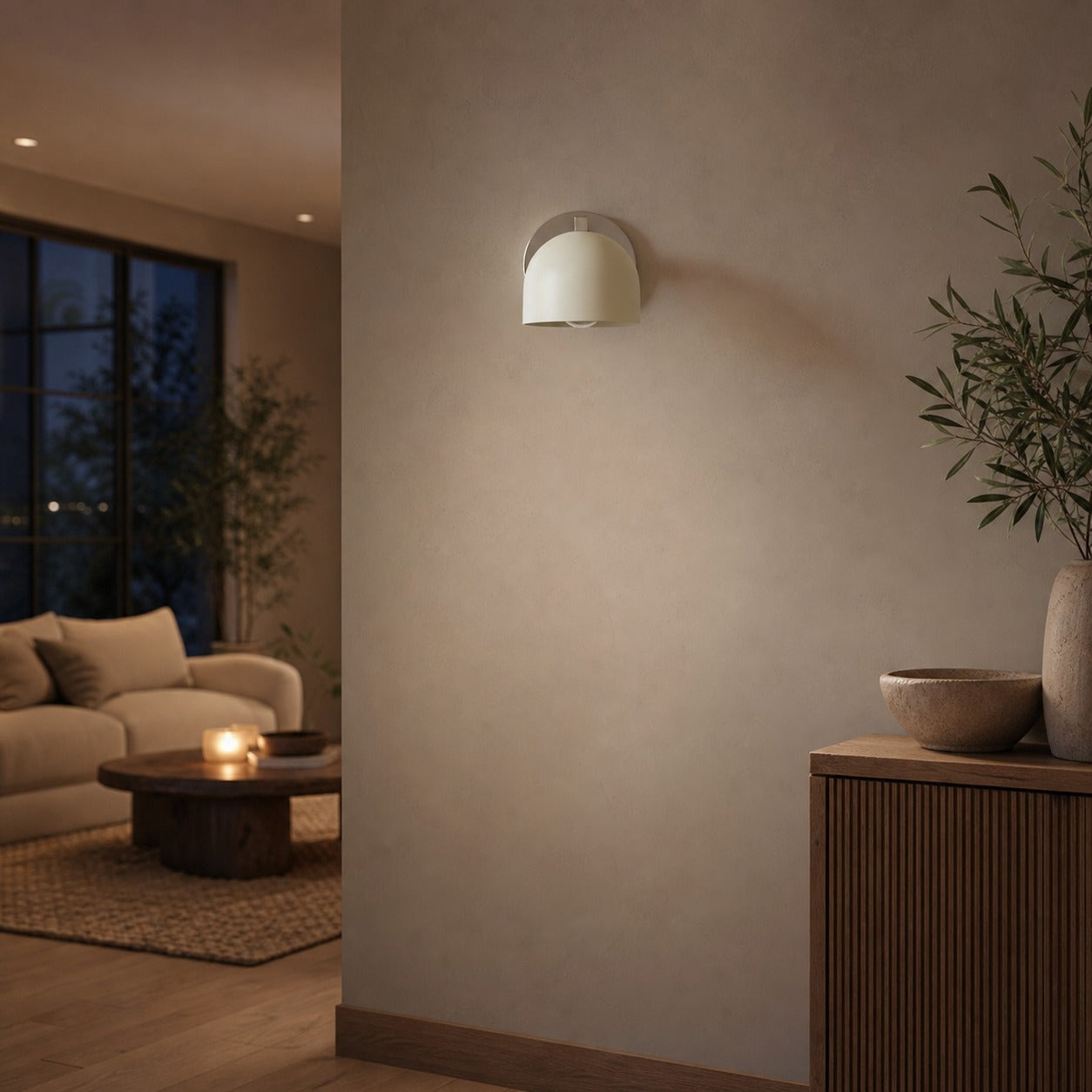 Metio Dome Decorative Wall Sconce Light - Elegant Indoor Lighting Fixture