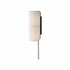 Cylume Cylinder Fabric Plug-in Wall Lamp - Minimalist Wall Sconce for Bedroom Living Room