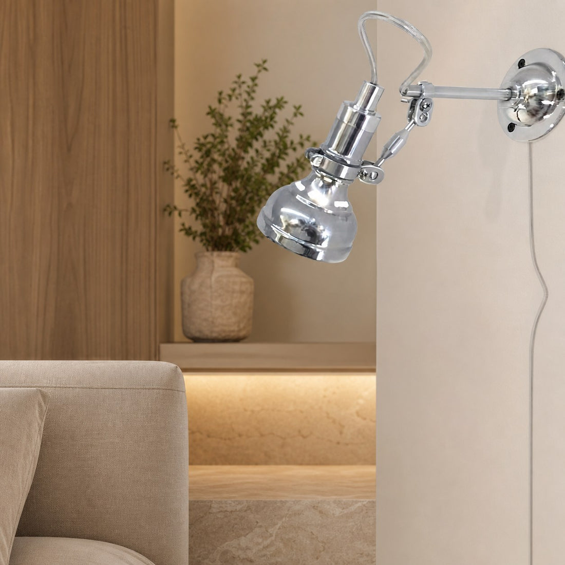 Ralph Rocker Arm Plug-in Wall Lamp