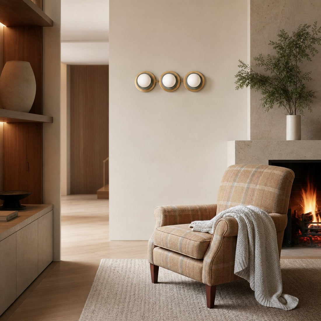 Artivo Layered Modern Brass Ceiling Light - Stylish Home Decor