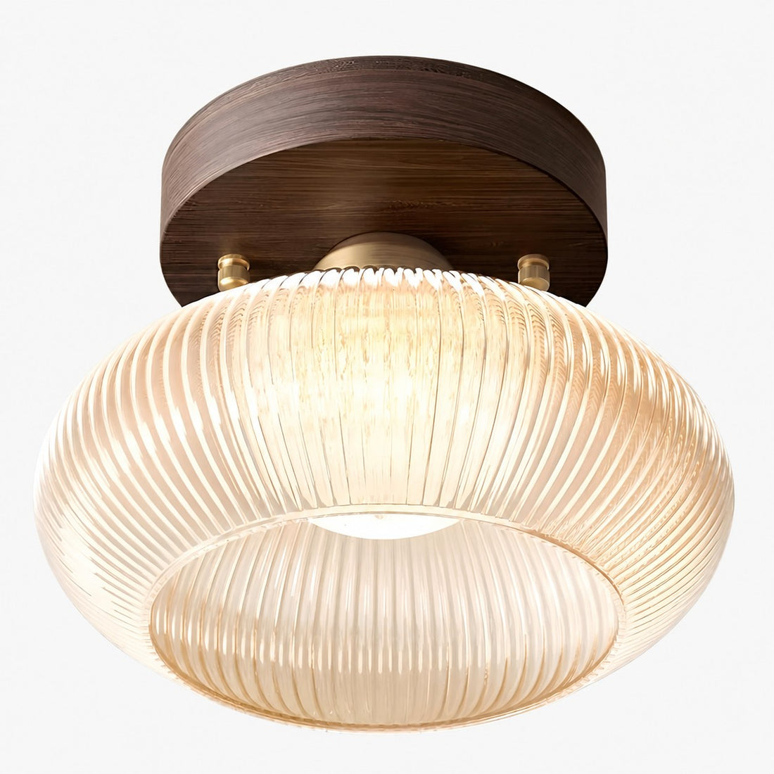 Soliro Modern Dome Glass Ceiling Light with Sleek Minimalist Form for Kitchens and Living Areas